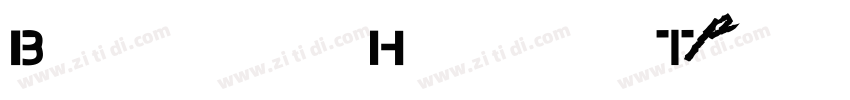 Beverly Hills Typef字体转换